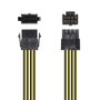 Aisens Cable de Alimentación 8-pin Hembra a 4+4 pin Macho 30cm A131-0419
